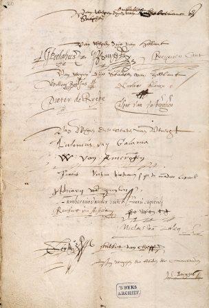 Handtekeningen Unie van Utrecht